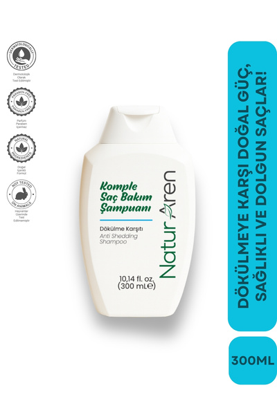 Naturaren Dökülme Karşıtı Komple Saç Bakım Şampuanı 300 ML