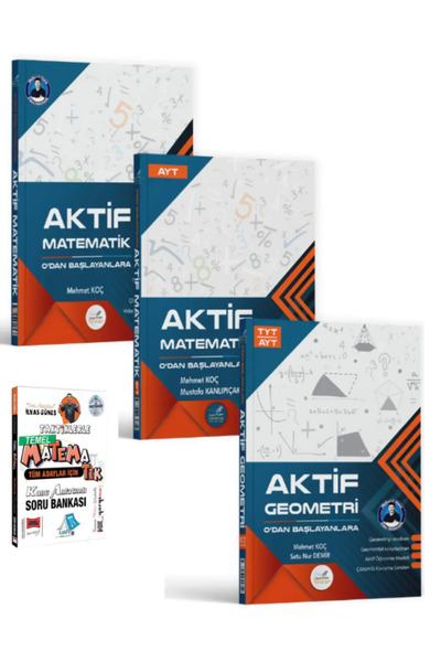 Aktif Öğrenme Yayınları Aktif Öğrenme Mehmet Hoca İle 0'dan TYT AYT Matematik...