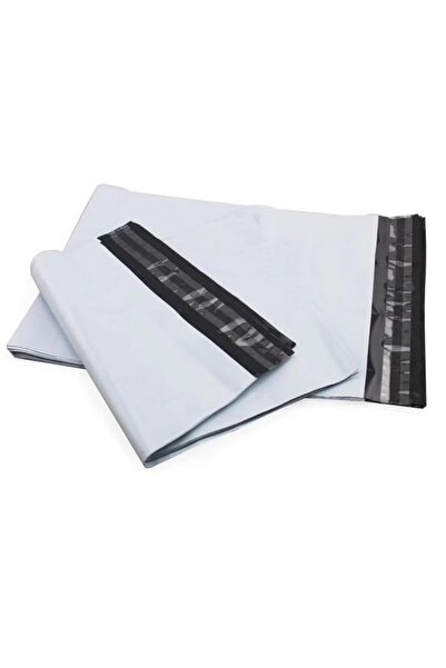 ambalaje365 Courier Envelopes 350/450+50 mm, Self-Adhesive, Polyethylene, Whi...