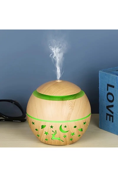 Promagg Aromatherapy Diffuser Promagg® with Ultrasound and Humidifier, LED, 200 ml, Wood