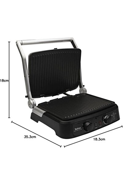 TEFAL 5 Kademeli Premium Gourmet Minute Elektrikli Izgara Ve Tost Makinesi