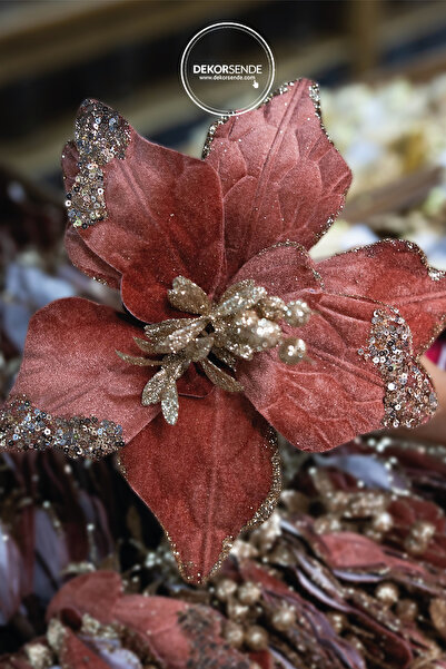 Dekorsende Τεχνητό Ασημί Ποντεσία Ροζ 30 εκ