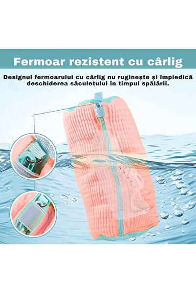 MACASORE Reusable Shoe Washing Bags, Set of 2, Anti-Scratch Protection