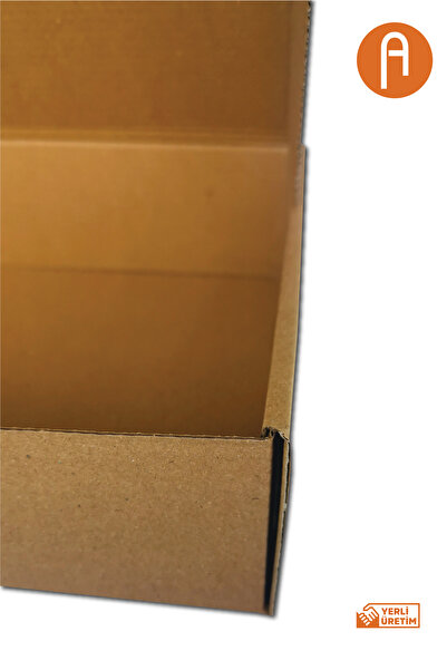 PackMai E-Ticaret Kargo Kutusu 26x18x6cm (25 ADET) Kraft-Kilitli-Hediye-Ürün