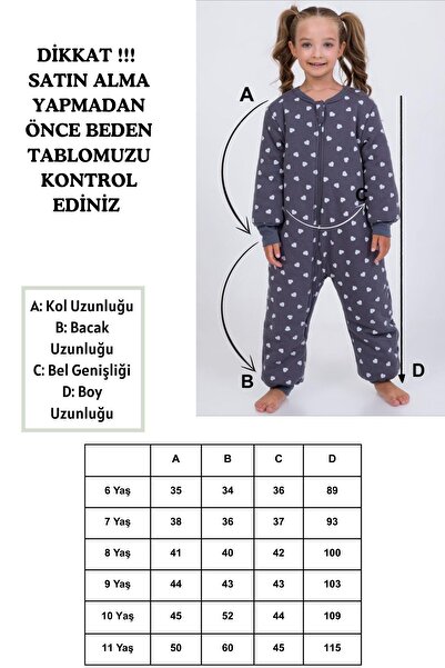 Cantoy Kız Erkek Çocuk Kalın Elyaf Dolgulu Premium Kalite 2.5 Tog Desenli Uyku Tulumu