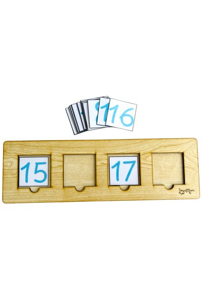 Loyameri Kidsshop Numbers from 1 to 20 on the Numeral Table, Preschool, Special Educational Activity