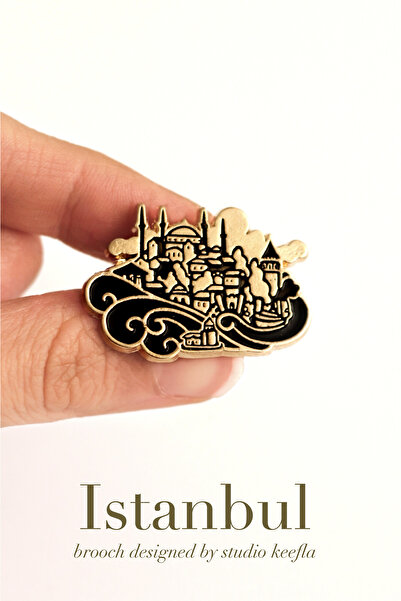 Studio Keefla İstanbul Broş - Metal Enamel Pin Tasarım Yaka İğnesi Rozet Şık ...