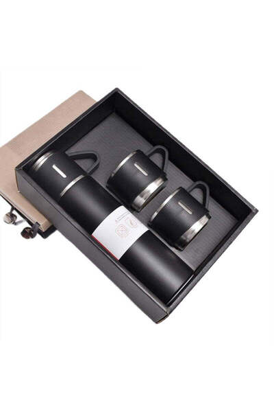 ZUBI HOME ZUBI HOME@ thermos set with 3 cups, Elegant design and long-lasting thermal retention