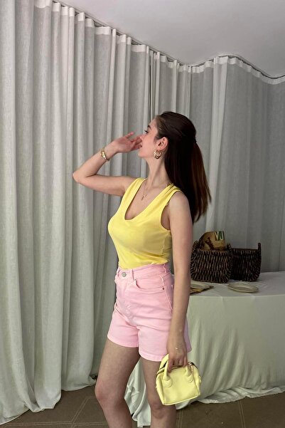 lizge giyim V Neck Sleeveless Top