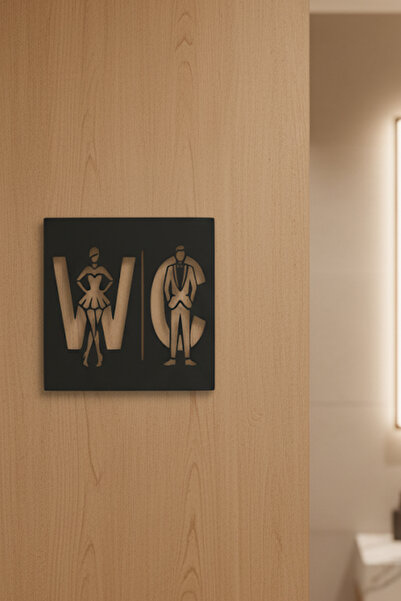 oalpo WC Tabelası, Tuvalet Levhası, Kadın Erkek Tabela, Yönlendirme Levhaları
