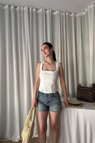 lizge giyim PEPLUM KORSE TOP