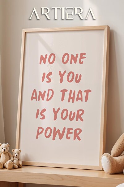 HİGUERA Κανείς δεν είναι εσύ Τυπογραφία Κοριτσάκι Διακόσμηση Παιδικού Δωματίο...