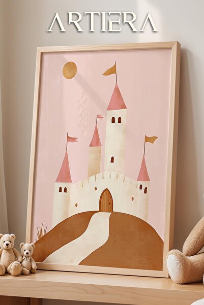 HİGUERA Pink Castle - Bohemian Baby Girl Διακόσμηση Παιδικού Δωματίου Πίνακας...