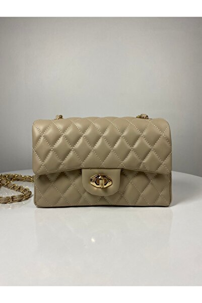 BK Bags & Accessories حقيبة يد وكتف نسائية محبوكة بسلسلة مبطنة