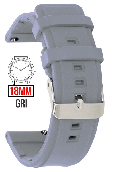 COBRA 18mm Fossil-Welder-Casio-Seiko-Omega-Armani Watch Compatible Silicone Watch Band - Mslk18