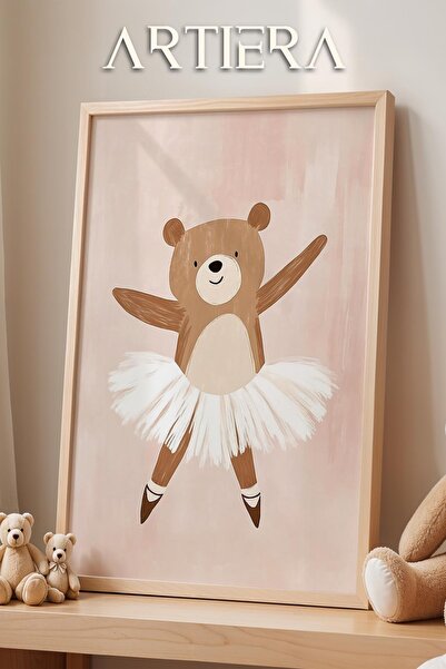 HİGUERA Tutu Ballerina Teddy Bear Bohemian Baby Girl Διακόσμηση Παιδικού Δωμα...