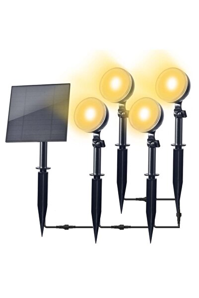 Luminor Set 4 proiectoare solare Sao Rita cu lumina calda/3000 K de la LIGHT TO YOUR HEART