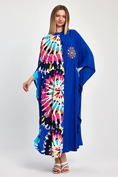 bacc Γυναικείο φόρεμα μάξι με κέντημα από υφαντό βισκόζη Bcvl-251076