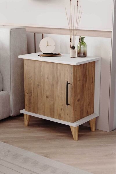 Enda Home Adela Raflı Modern Komodin Atlantik Çam