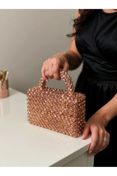 parla koleksiyon Akrilik boncuk çanta