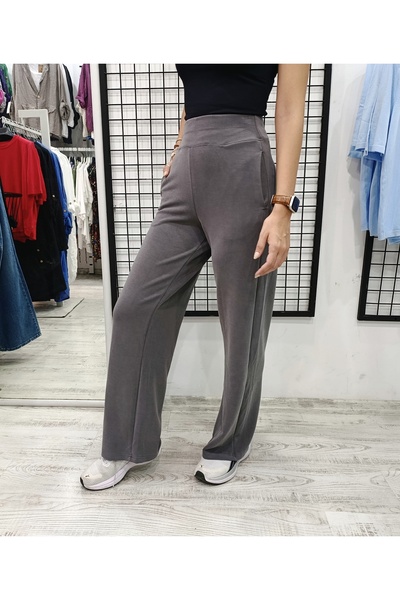 Butik Şans Flexible Palazzo Pants with Pocket Detail