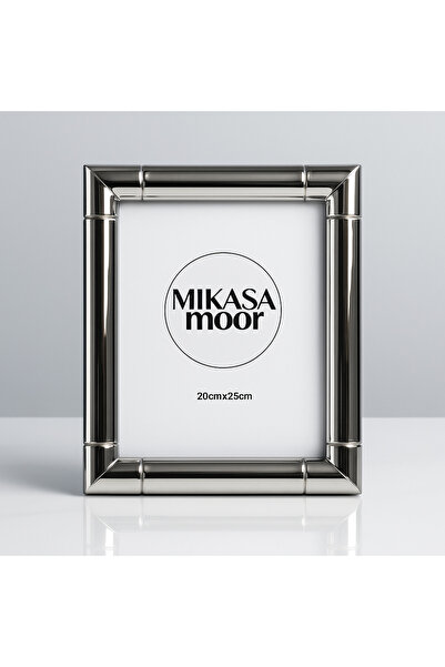 esdekor Mikasa Moor Gümüş Detay Metal Cam Fotoğraf Çerçevesi 20x25 cm Dekorat...