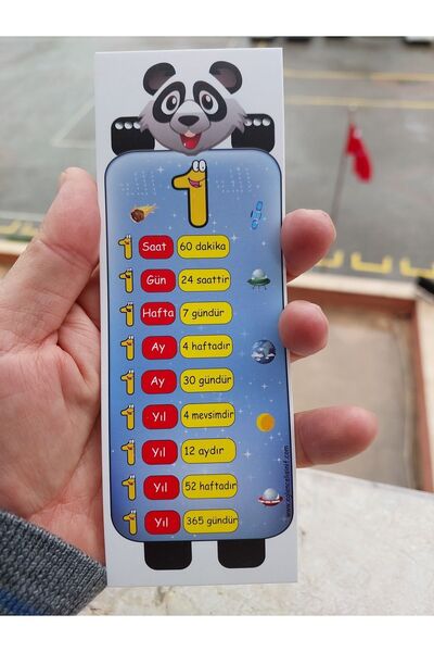 EĞLENCELİ SINIF Time Periods Bookmark 40 Pieces