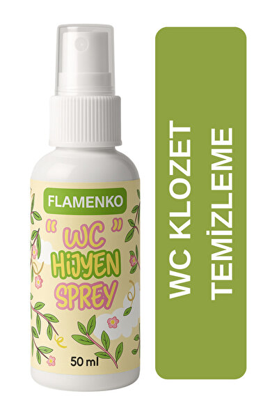 FLAMENKO Dezenfektan Klozet Kapağı Temizleyici Sprey 50 ml