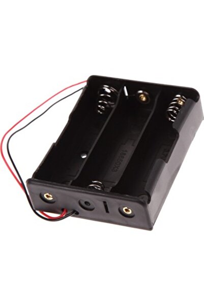 eğiteklab 18650 Lityum İyon 3 lü Pil Yuvası