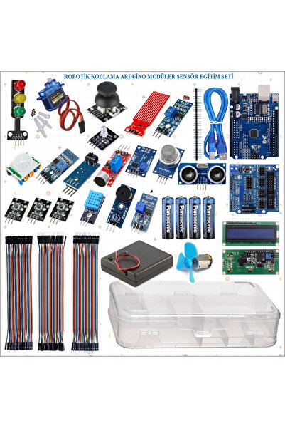 eğiteklab Robotik Kodlama Arduino Modüler Sensör Eğitim Seti