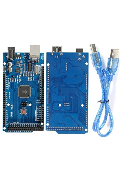 eğiteklab Arduino MEGA 2560 R3 Klon + USB Kablo - (USB Chip CH340)
