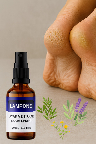 Lampone Ayak Ve Tırnak Mantar, Kaşıma Ve Koku Için Sprey 30 ml Bitkisel Bakım ve Ferahlık Desteği