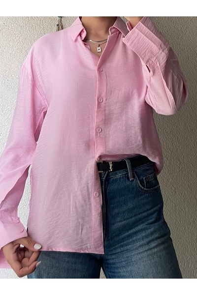 0pia Collection Pembe Gömlek