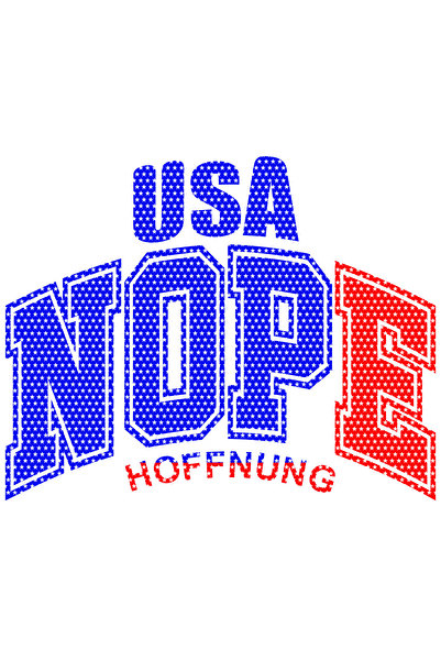 HOFFNUNG Unisex Men/Women Crew Neck Nope Usa Printed Bottom Top Tracksuit Suit