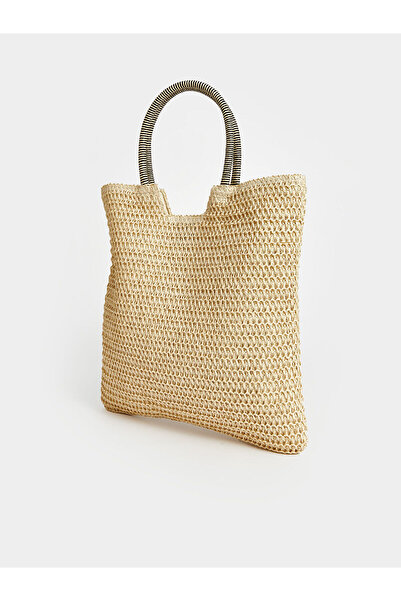 LC Waikiki New Season Wicker Women's Handbag