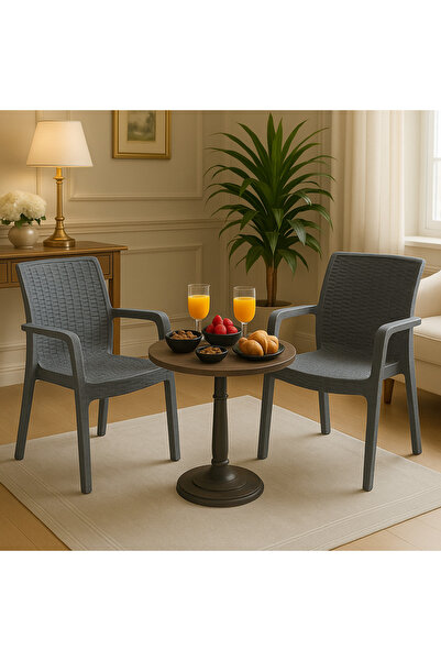 ALMUFARREJ sturdy plastic chair for dining room, living room, kitchen and outdoor areas
