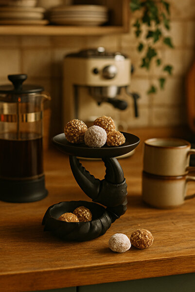 Findify Store Dekoratif Yengeç Kıskaç Tasarım Sunumluk Takı Mum Şeker Vegan Üretim