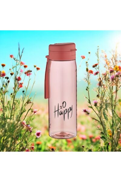 HOLLYHOME Pure Water Bottle, Water Container with Strainer, Plastic Water Bottle, Water Bottle, 730 ml Pink