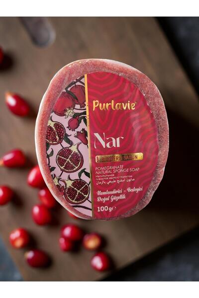 KALENATURAL أورهانجازي زيت زيتون مصنع صابون إسفنجي بالرمان 100 جرام