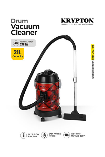 KRYPTON High-power 2400w Vacuum Cleaner | Blower, Dust Alert & Accessory Holder