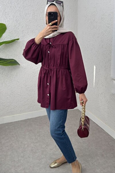 Safgiyim44 Tunic Shirt Burgundy