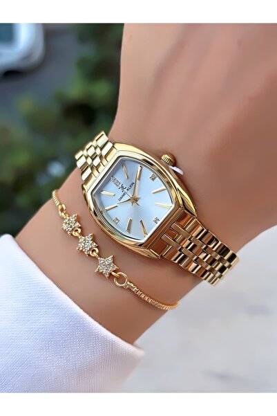 Daniel Klein Orijinal Altın Renk 2 Yıl Garantili Faturalı Bileklik Hediyeli Kadın Kol Saati