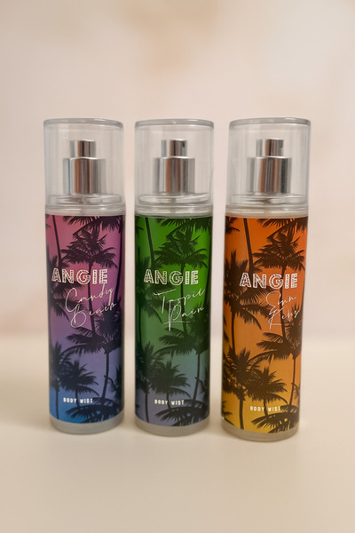 Angie Vücut Spreyi 3'lü ( Tropic rain-Candy beach-Sun Kiss)