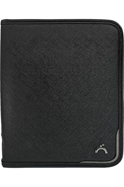 Önder PORTFOLIU DE MÂNĂ HAMBURG A5 CU FERMUAR NEGRU