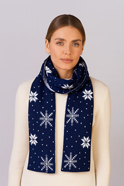 Sebir Moda Eșarfă tricotată tematică de Anul Nou