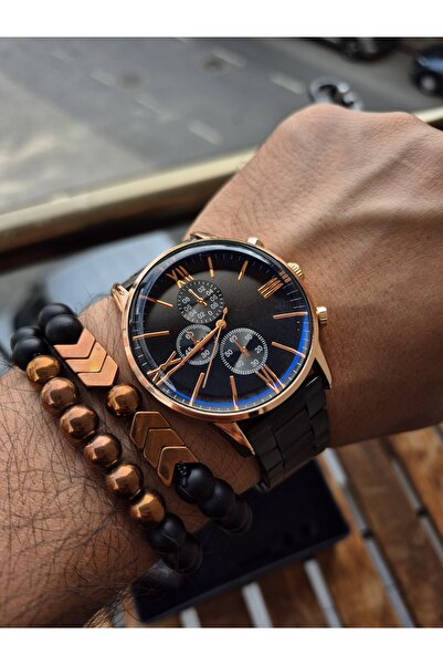 Spectrum Metal Case Metal Cable with Roman Numbers Black Color Copper Case