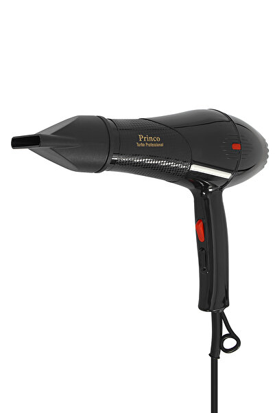Princo Fön, Şekillendirme ve Saç Kurutma Makinası 2400 W 2 Kademeli Ayar Siyah Pr-902
