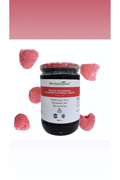 Yeşil Düzce Ahududu Frambuaz Reçeli Ev Yapımı 750 gr %75 Meyve Raspberry Jam