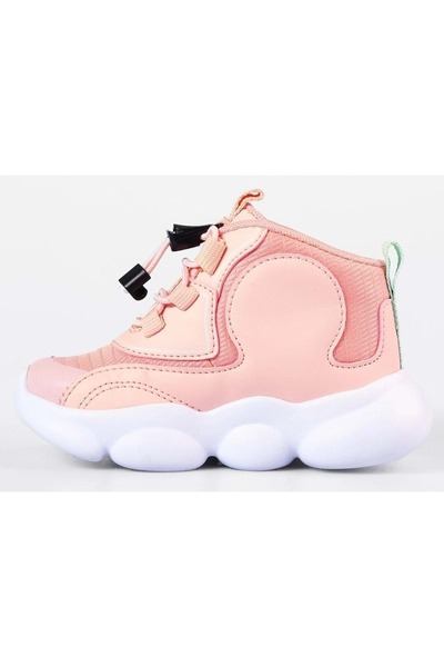 Vicco Vento Phylon Kauçuk Taban Ortopedik Işıklı Çocuk Bot PUDRA