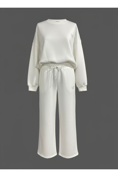 Cherry Lane Women's Oversize Sweatshirt Tracksuit Set Casual Sport Stylish